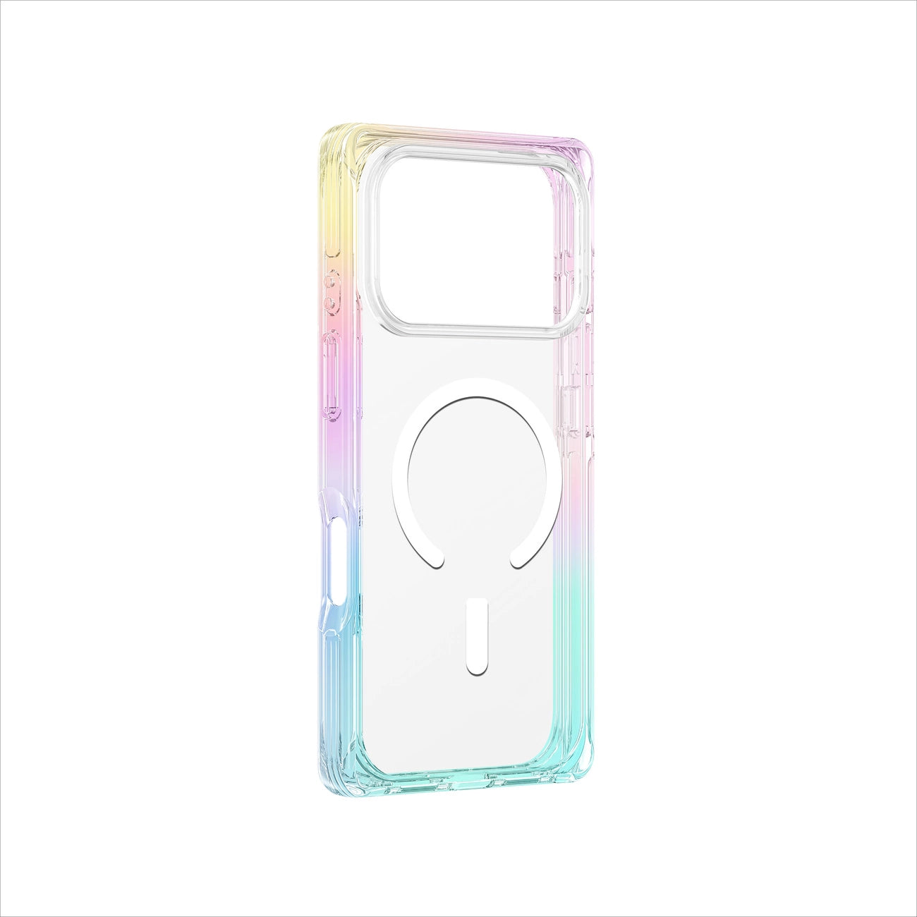 AmazingThing Omni Hülle für iPhone 17 Pro kompatibel mit MagSafe - transparent-regenbogen