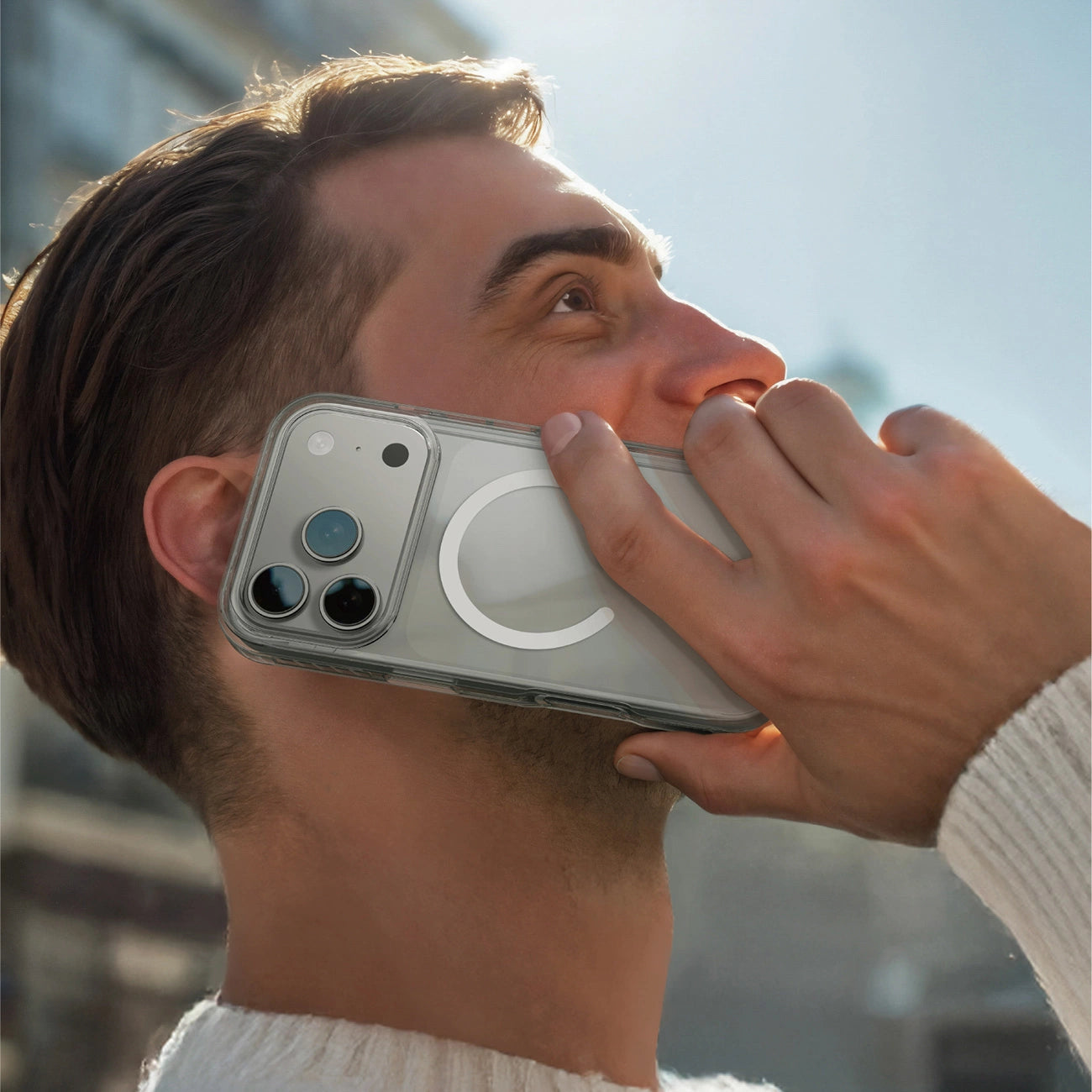 AmazingThing Titan Pro Hülle für iPhone 17 Pro Max, kompatibel mit MagSafe, transparent