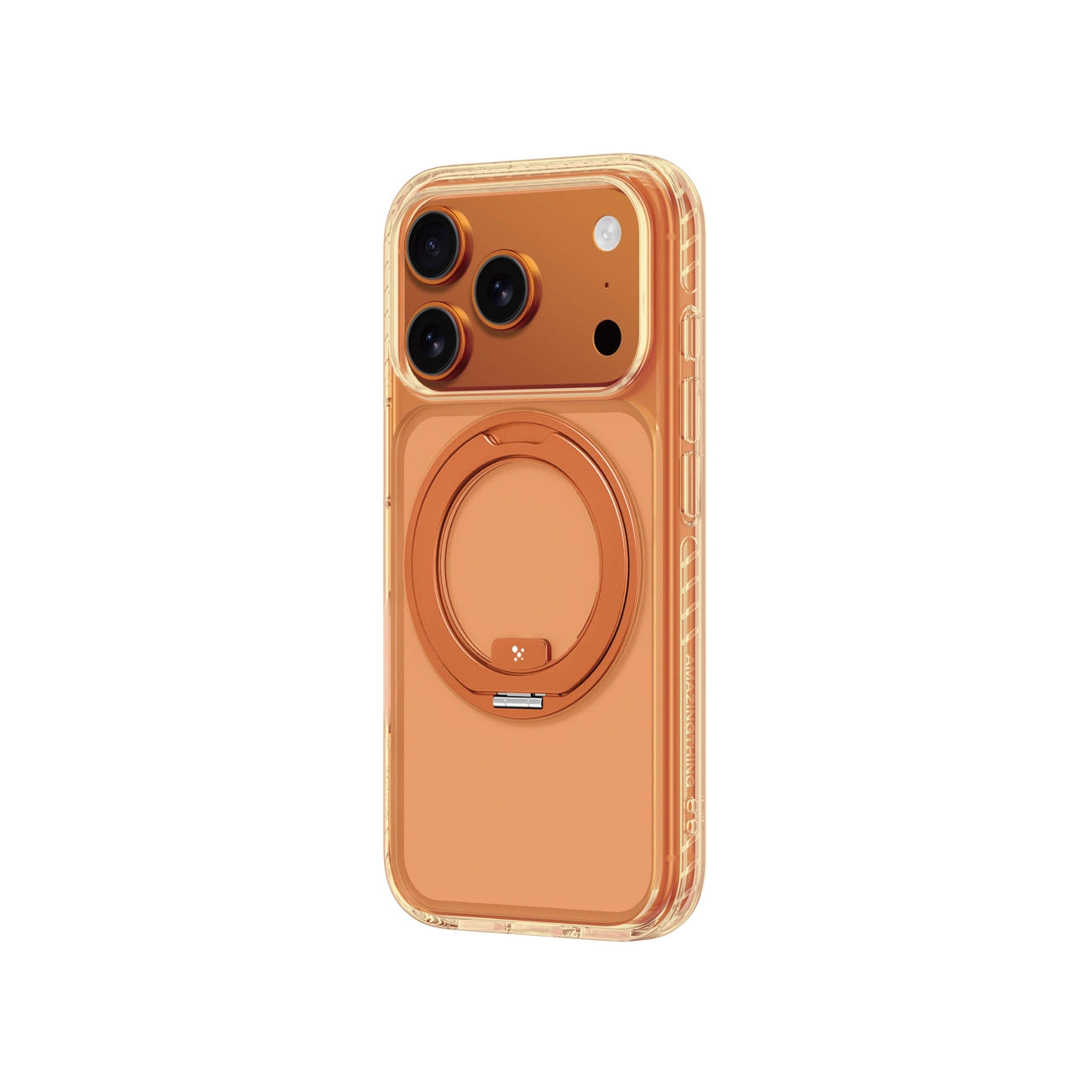 AmazingThing Titan Pro Spin Hülle für iPhone 17 Pro, kompatibel mit MagSafe – Orange