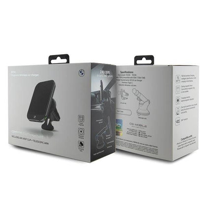 BMW BMMWCCDTPK 15W Induktionshalter für Glas/Grill schwarz/schwarz MagSafe Signature Edition