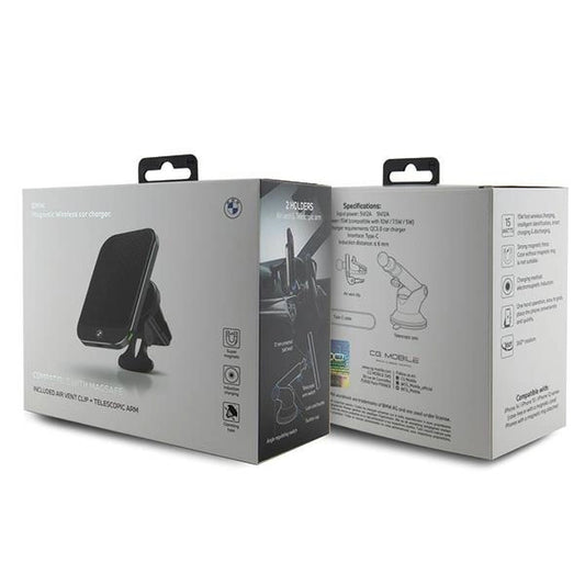 BMW BMMWCCDTPK 15W Induktionshalter für Glas/Grill schwarz/schwarz MagSafe Signature Edition