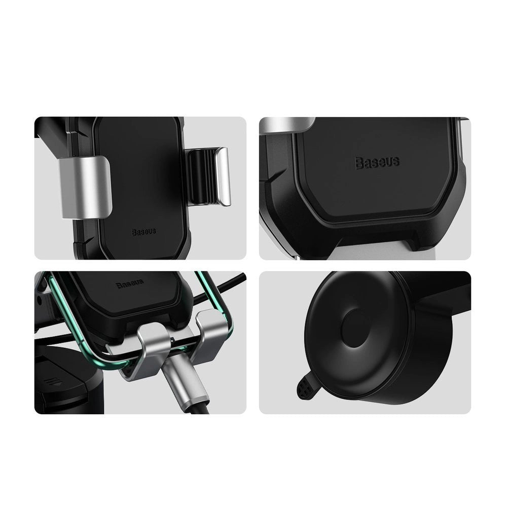 Baseus Auto Halter Armaturenbrett Windschutzscheibe Halterung Gravity Automatischer schwarz (SUYL-TK01)