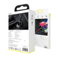 Baseus Autoladegerät 2x USB 4,8A 24W mit LCD + 3ins1 Kabel USB - USB Typ C / micro USB / Lightning schwarz (TZCCBX-0G)