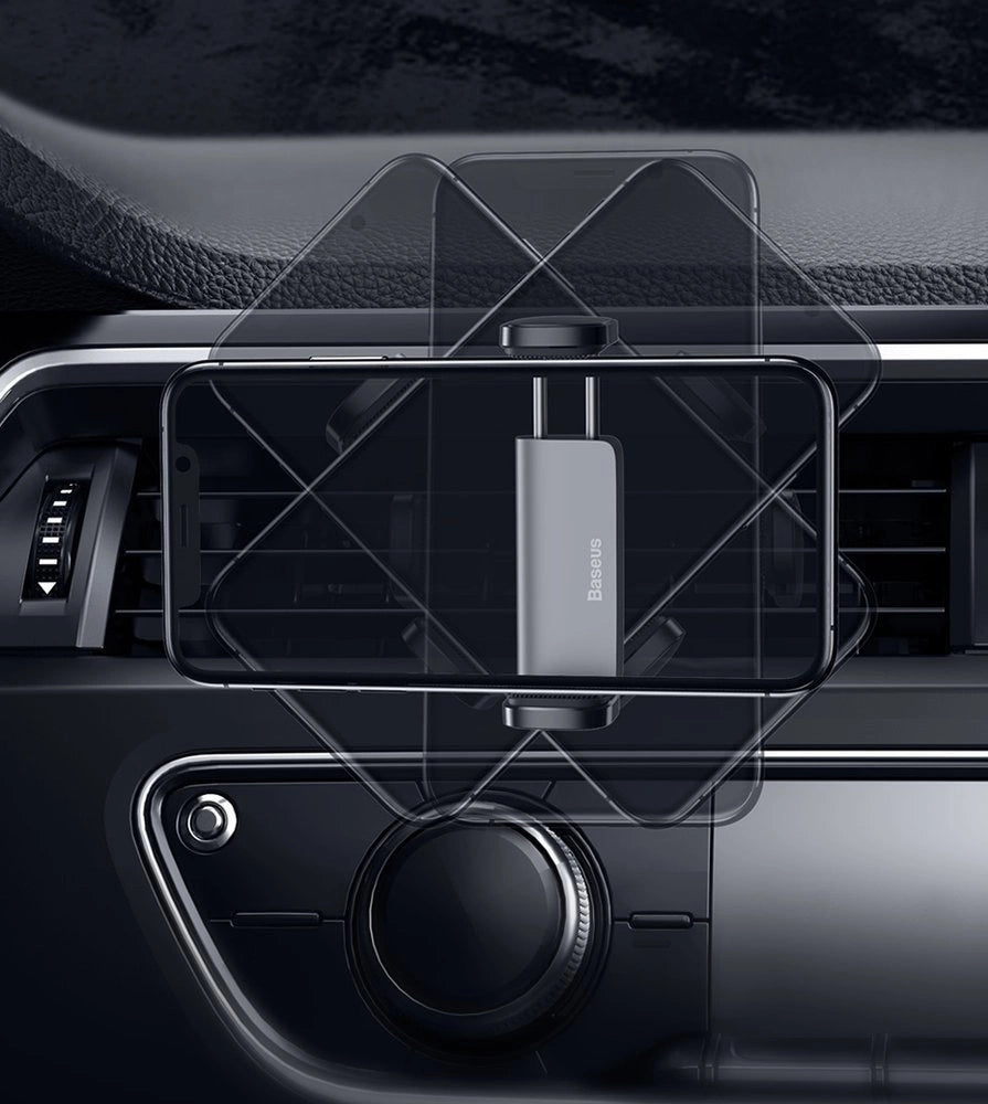 Baseus Autotelefonhalter für Lüftungsschlitz schwarz (SUGP-01)