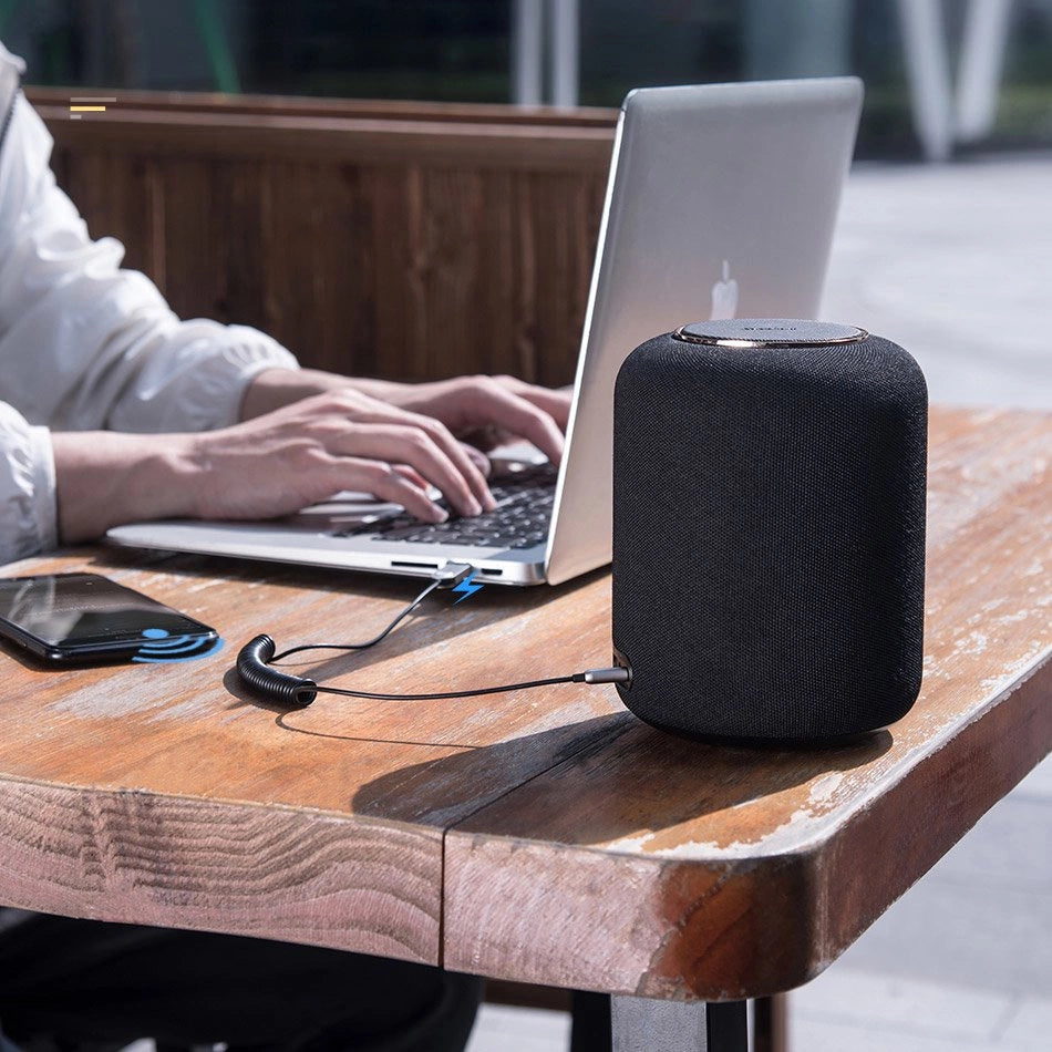 Baseus BA01 Bluetooth 5.0 Audioempfängerkabel AUX-Klinke Audioadapter schwarz (CABA01-01)