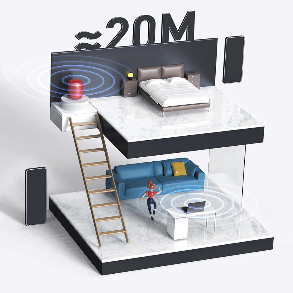 Baseus BA04 Mini Bluetooth 5.0 USB Adapter Empfänger Sender für Computer schwarz (ZJBA000001)