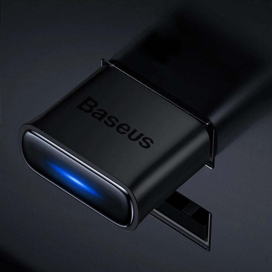 Baseus BA04 Mini Bluetooth 5.0 USB Adapter Empfänger Sender für Computer schwarz (ZJBA000001)