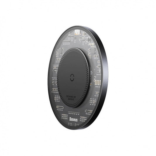Baseus BS-W530 15W Induktionsladegerät + USB-C-Kabel – USB C 24W 1m – Schwarz