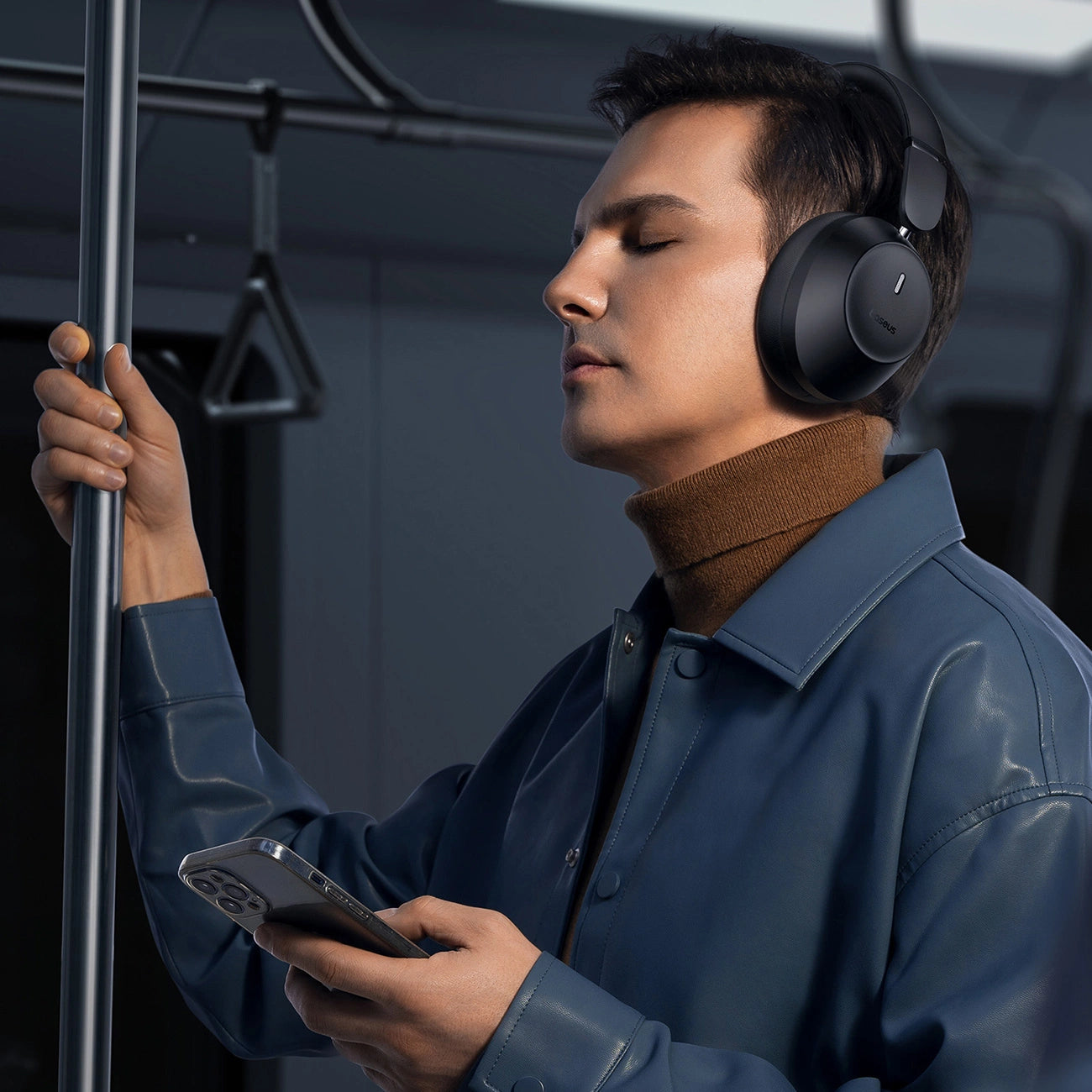 Baseus Bass 30 Max On-Ear-Bluetooth 5.3-Funkkopfhörer – Schwarz