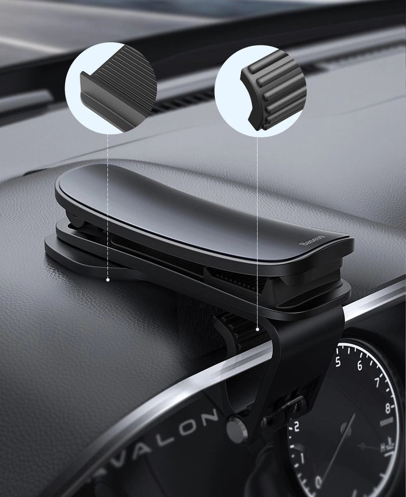 Baseus Big Mouth Pro Bracket Auto Halterung Klipp-Klammer-Halter für Armaturenbrett schwarz (SUDZ-A01)