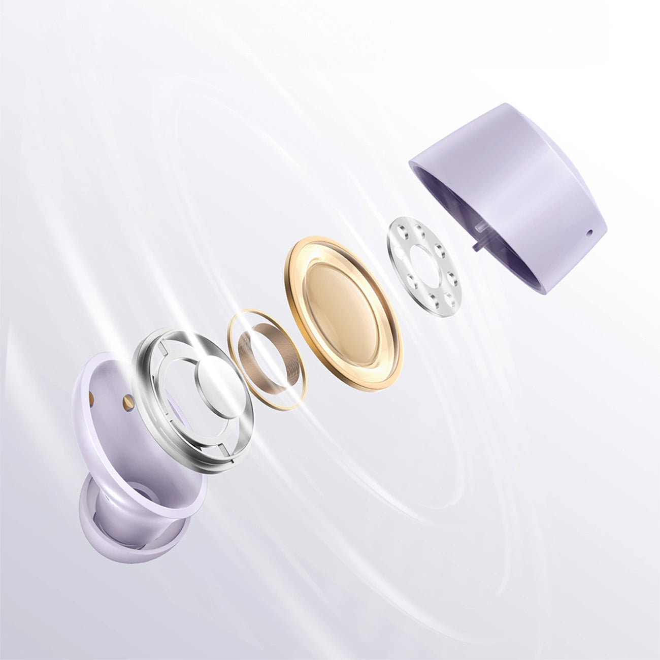 Baseus Bowie E18 kabellose TWS ENC IPX4 Kopfhörer – Lila