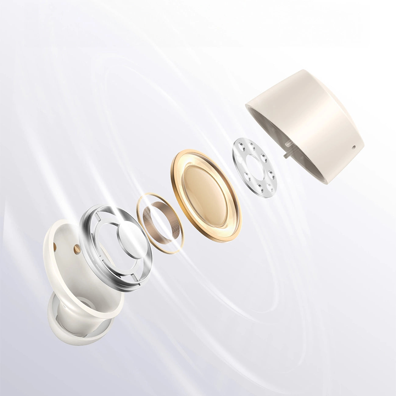 Baseus Bowie E18 kabellose TWS ENC IPX4 Kopfhörer – weiß