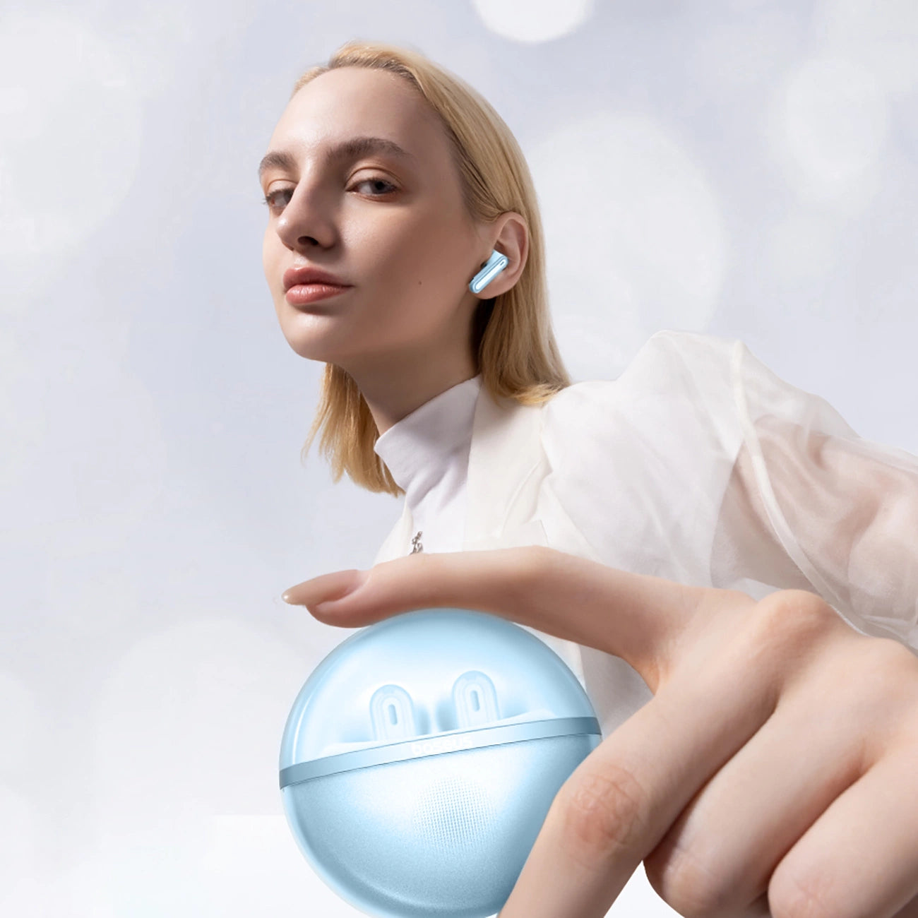 Baseus Bowie E5 TWS kabellose Kopfhörer – blau