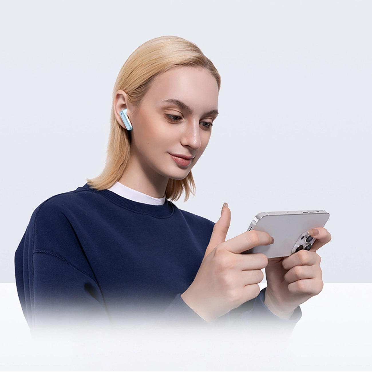 Baseus Bowie E5 TWS kabellose Kopfhörer – blau