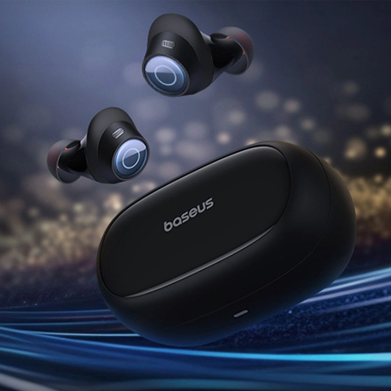 Baseus Bowie MA20 Pro TWS kabellose Kopfhörer mit ANC und IPX6 – Schwarz