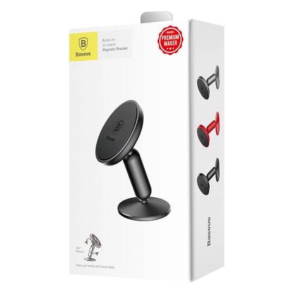 Baseus Bullet An On-board Magnetic Bracket Auto Halterung Magnet Handyhalter für Armaturenbrett schwarz (SUYZD-01)