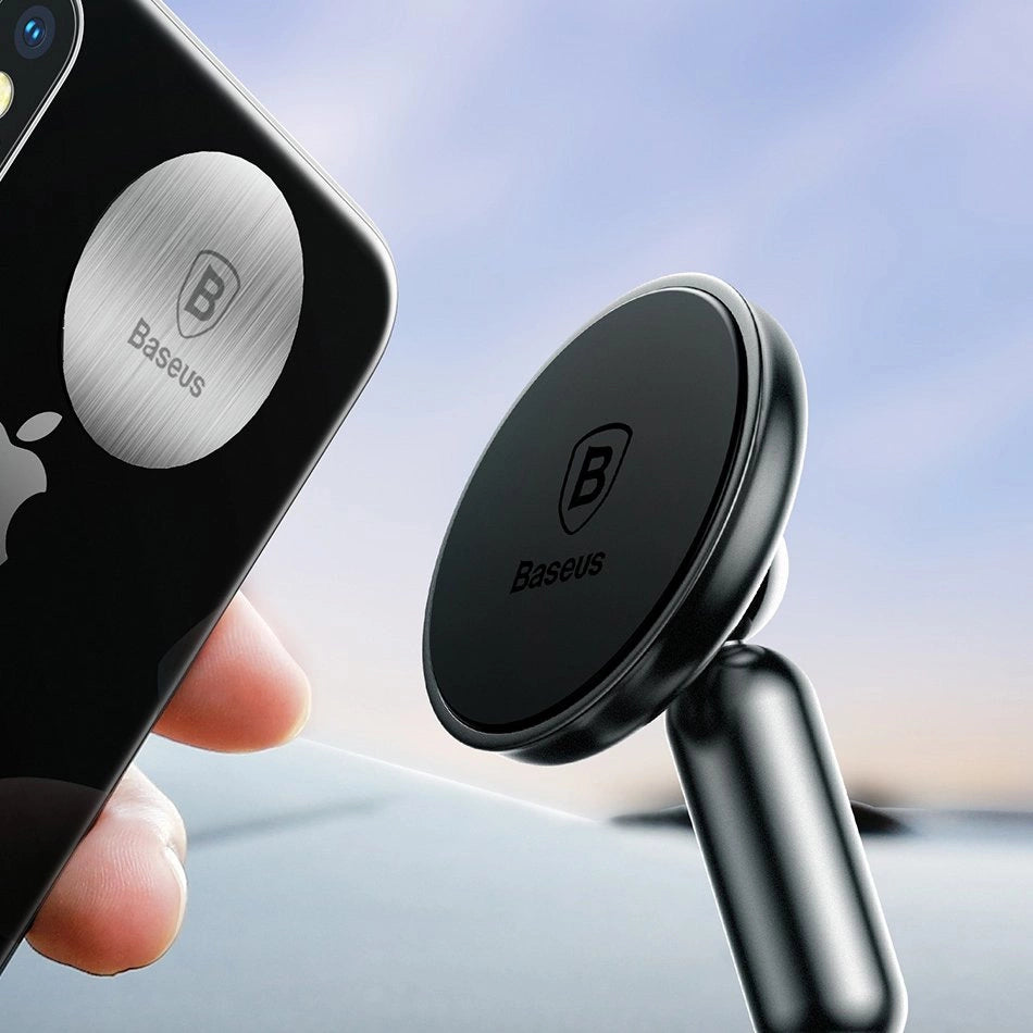 Baseus Bullet An On-board Magnetic Bracket Auto Halterung Magnet Handyhalter für Armaturenbrett schwarz (SUYZD-01)