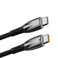 Baseus CADH000701 USB-C – USB-C PD-Kabel 100 W 5 A 480 Mbit/s 1 m – Schwarz