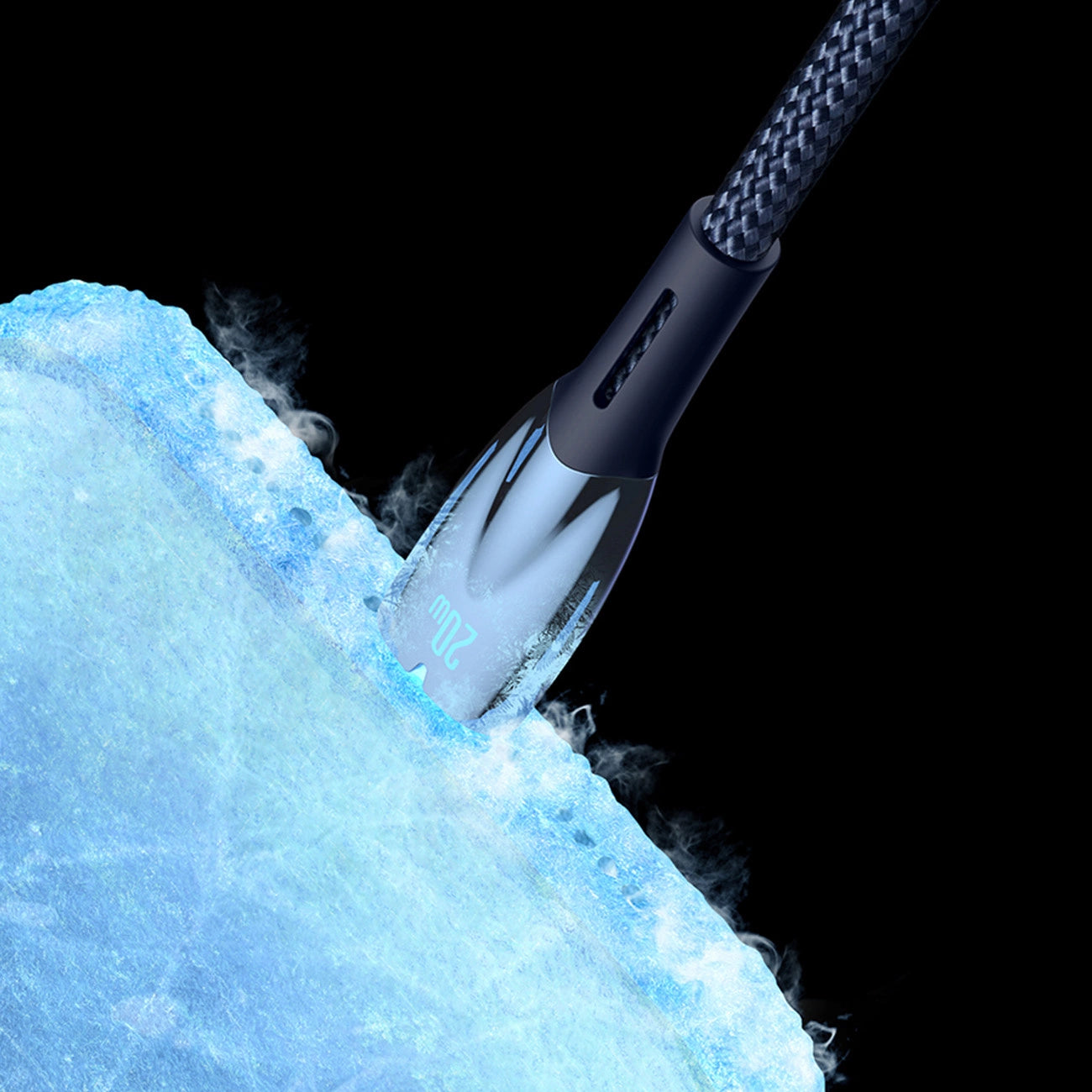 Baseus CADH000701 USB-C – USB-C PD-Kabel 100 W 5 A 480 Mbit/s 1 m – Schwarz