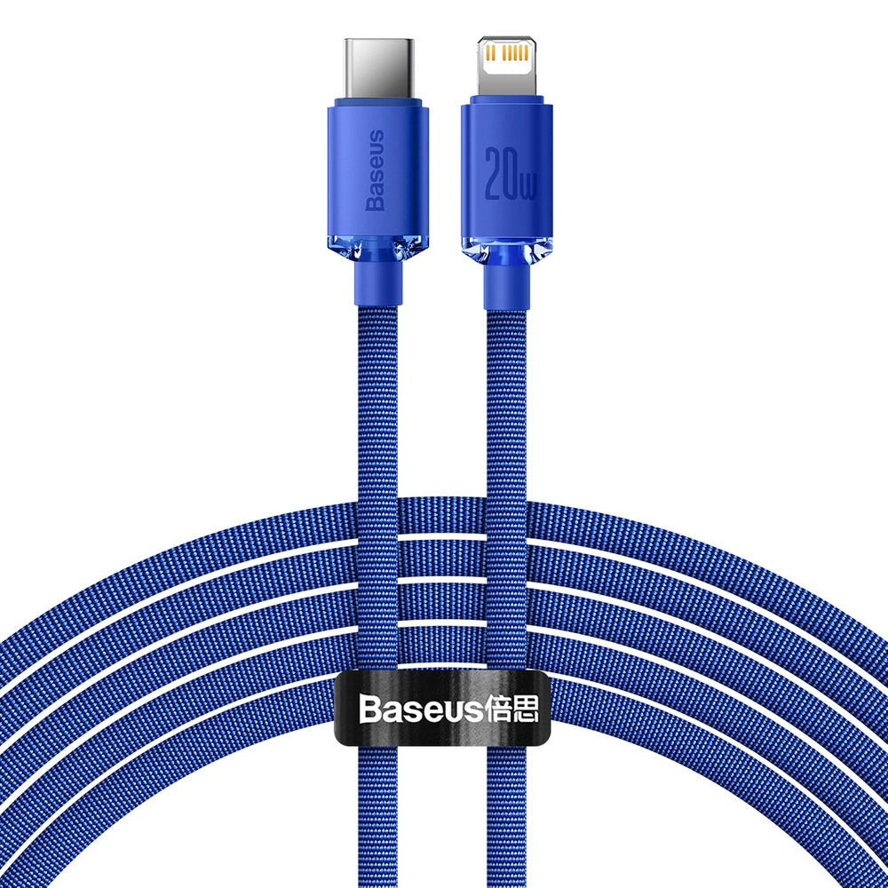 Baseus CAJY000303 Lightning – USB-C PD-Kabel 20 W 480 Mbit/s 2 m – blau