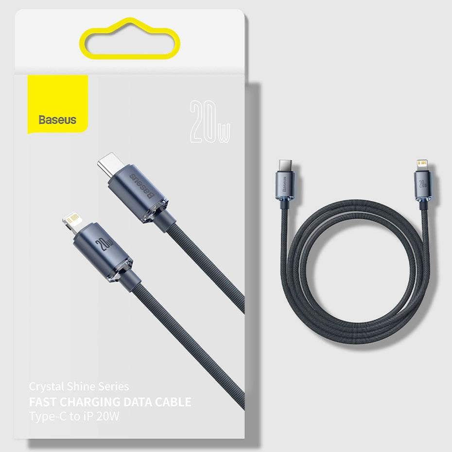 Baseus CAJY000303 Lightning – USB-C PD-Kabel 20 W 480 Mbit/s 2 m – blau