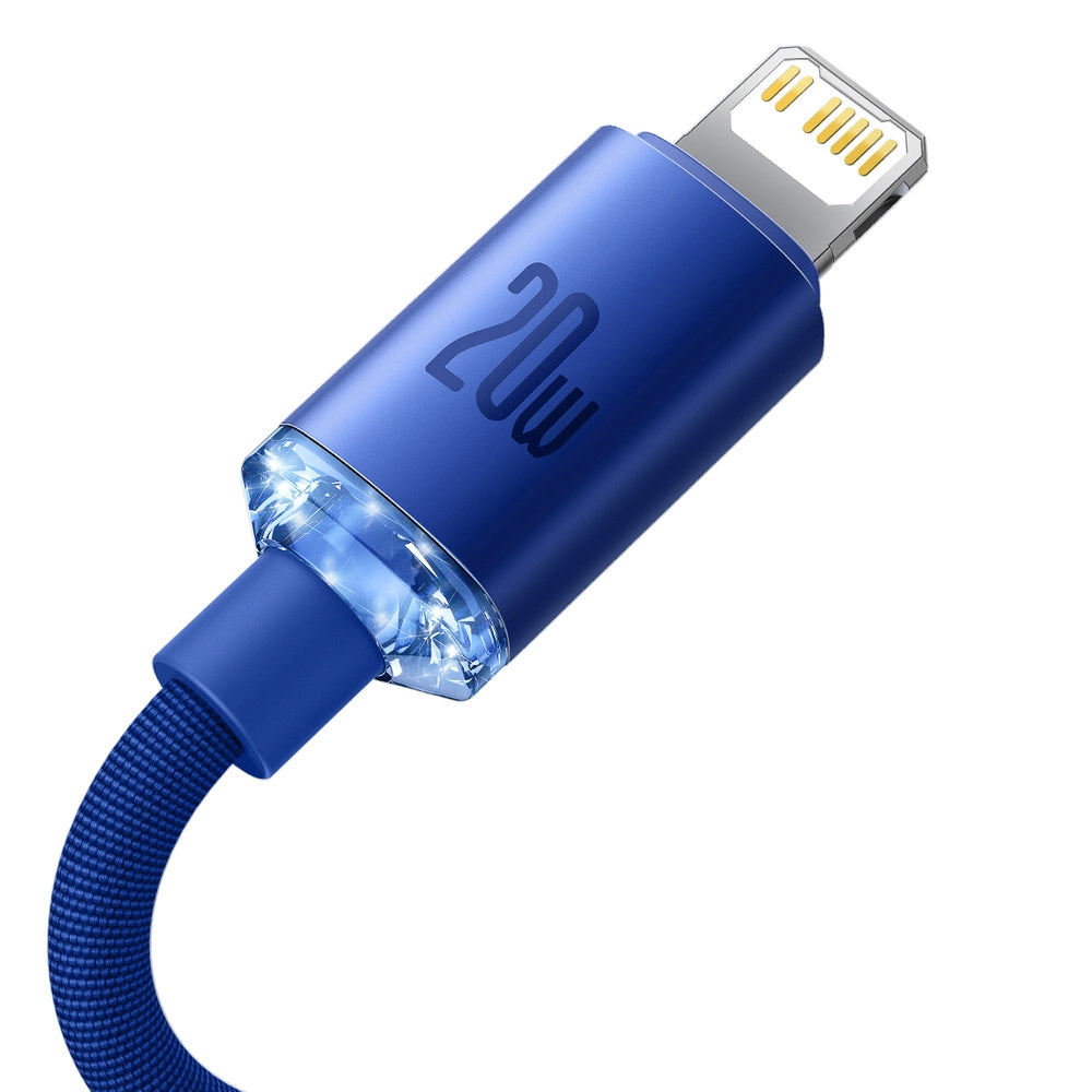Baseus CAJY000303 Lightning – USB-C PD-Kabel 20 W 480 Mbit/s 2 m – blau