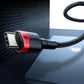 Baseus CATKLF-AL91 USB-C – USB-C PD QC-Kabel 100 W 5 A 480 Mbit/s 2 m – Schwarz und Rot