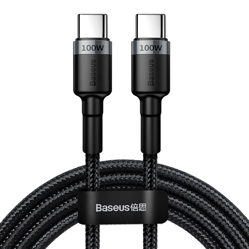 Baseus CATKLF-ALG1 USB-C – USB-C PD QC-Kabel 100 W 5 A 2 m – grau