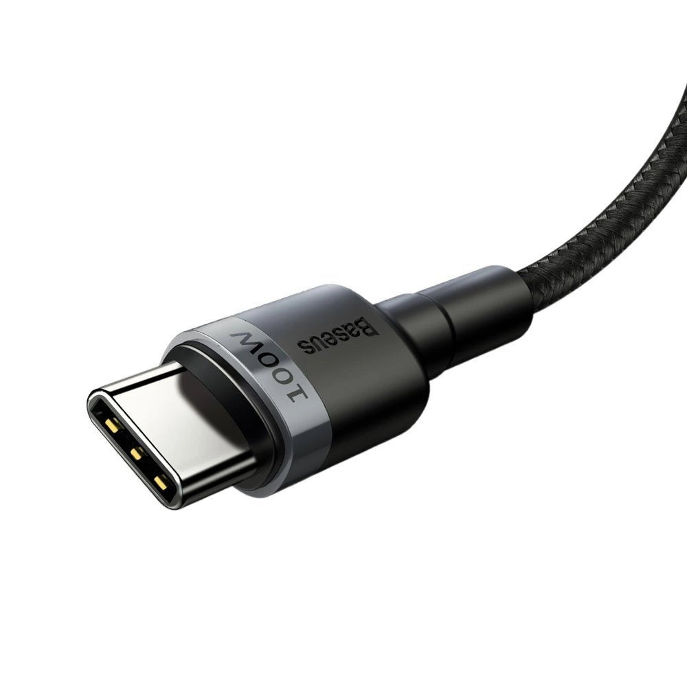 Baseus CATKLF-ALG1 USB-C – USB-C PD QC-Kabel 100 W 5 A 2 m – grau