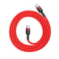 Baseus CATKLF-G09 USB-C – USB-C PD QC-Kabel 60 W 3 A 480 Mbit/s 1 m – rot