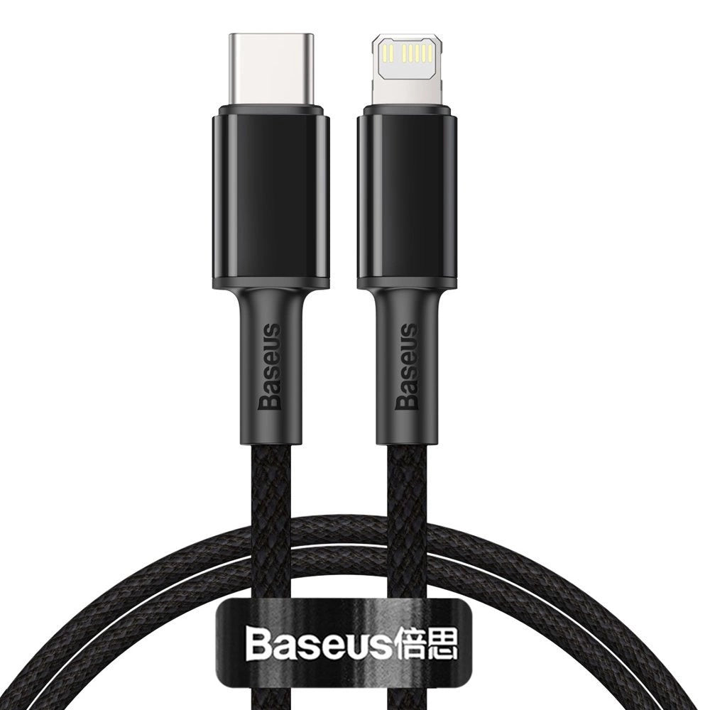 Baseus CATLGD-01 Lightning – USB-C PD-Kabel 20 W 480 Mbit/s 1 m – Schwarz