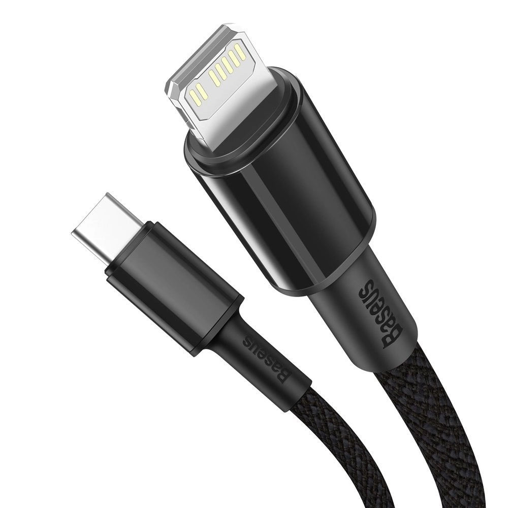 Baseus CATLGD-01 Lightning – USB-C PD-Kabel 20 W 480 Mbit/s 1 m – Schwarz