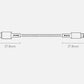 Baseus CATLGD-A02 Lightning – USB-C PD-Kabel 20 W 480 Mbit/s 2 m – Weiß