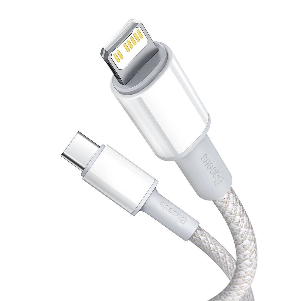 Baseus CATLGD-A02 Lightning – USB-C PD-Kabel 20 W 480 Mbit/s 2 m – Weiß