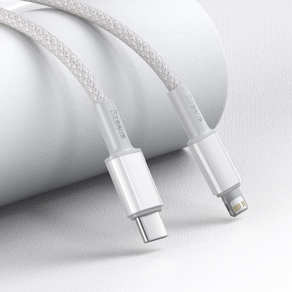 Baseus CATLGD-A02 Lightning – USB-C PD-Kabel 20 W 480 Mbit/s 2 m – Weiß