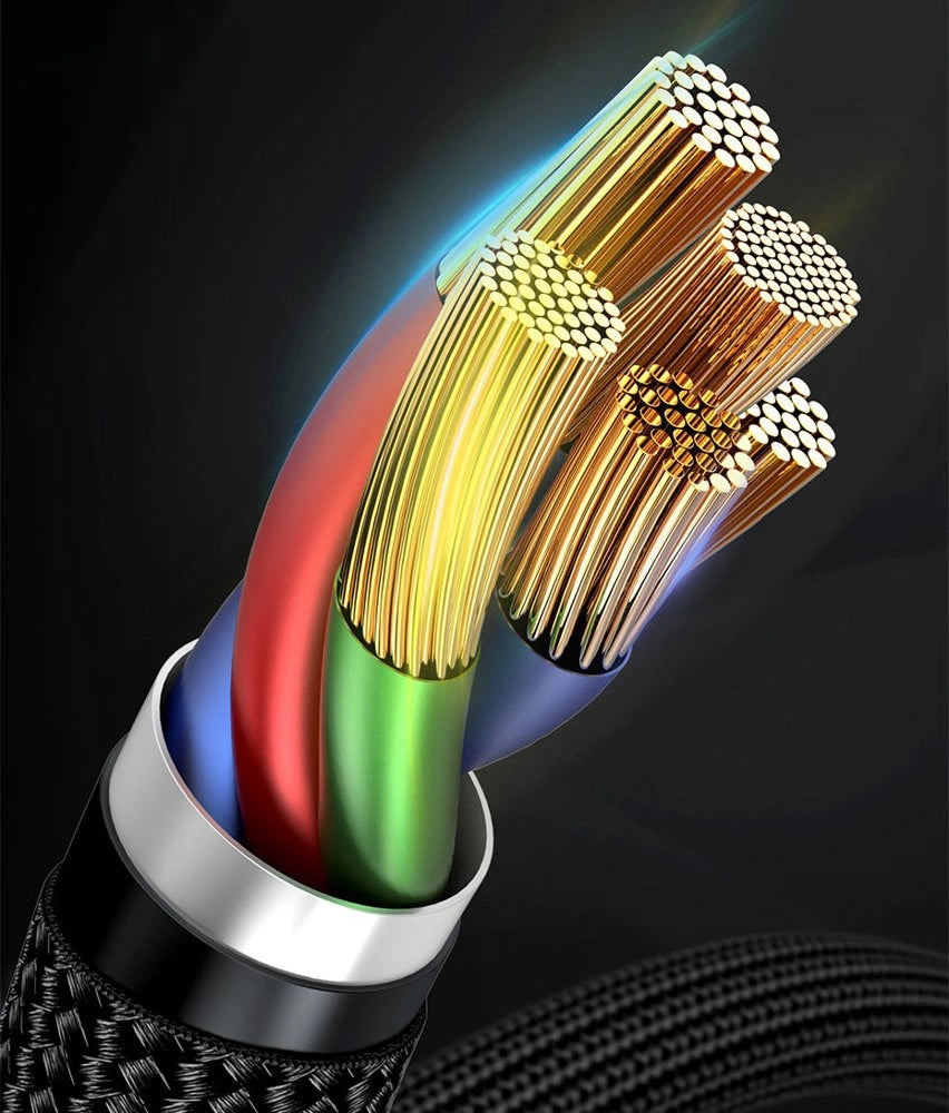 Baseus CATLKLF-G1 Lightning – USB-C PD QC-Kabel 18 W 480 Mbit/s 1 m – Schwarz und Grau