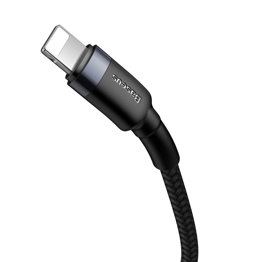 Baseus CATLKLF-G1 Lightning – USB-C PD QC-Kabel 18 W 480 Mbit/s 1 m – Schwarz und Grau