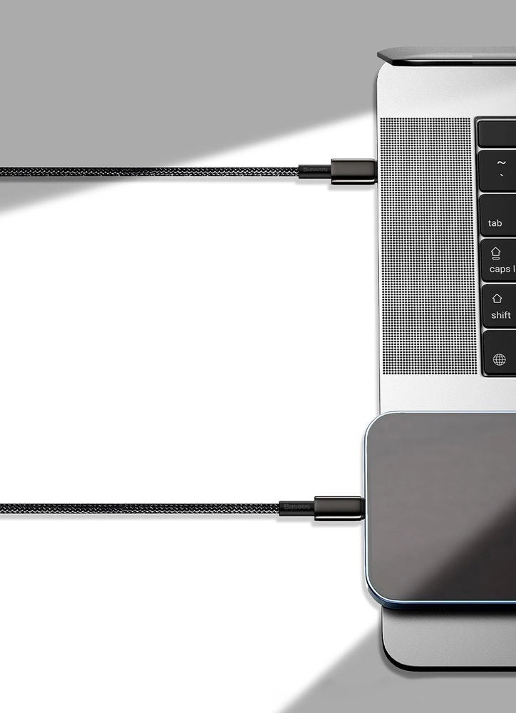 Baseus CATLWJ-01 Lightning – USB-C PD-Kabel 20 W 480 Mbit/s 1 m – Schwarz