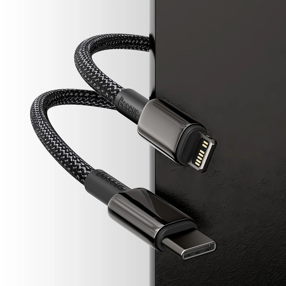 Baseus CATLWJ-01 Lightning – USB-C PD-Kabel 20 W 480 Mbit/s 1 m – Schwarz