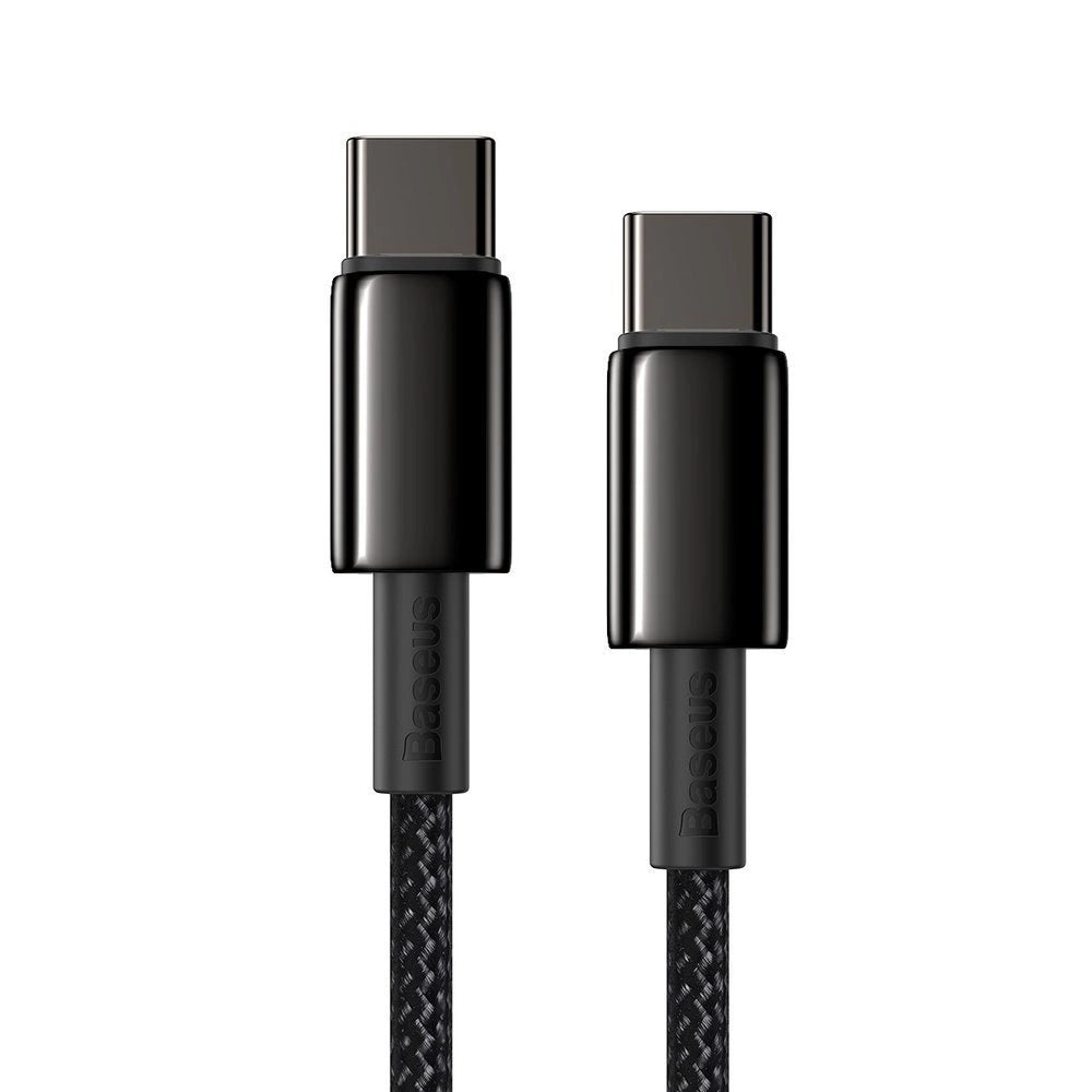 Baseus CATWJ-01 USB-C – USB-C PD QC-Kabel 100 W 5 A 1 m – schwarz