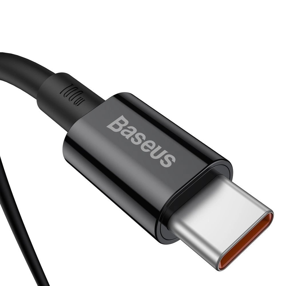 Baseus CATYS-C01 USB-C – USB-C PD QC FCP Kabel 100 W 5 A 480 Mbit/s 2 m – Schwarz