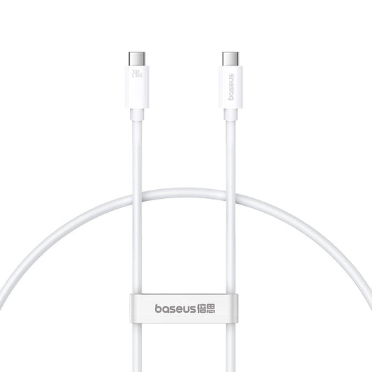 Baseus CB000066 USB-C – USB-C-Kabel 240 W PD 8K 60 Hz 1 m – Weiß