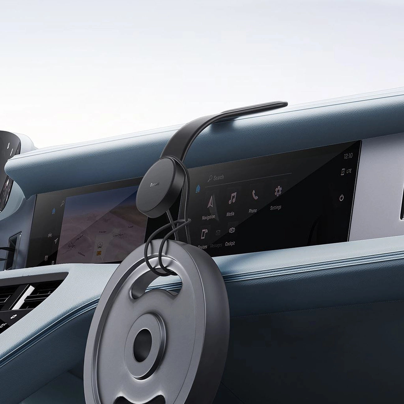 Baseus CO2 Magnetische Armaturenbretthalterung, kompatibel mit MagSafe – Schwarz