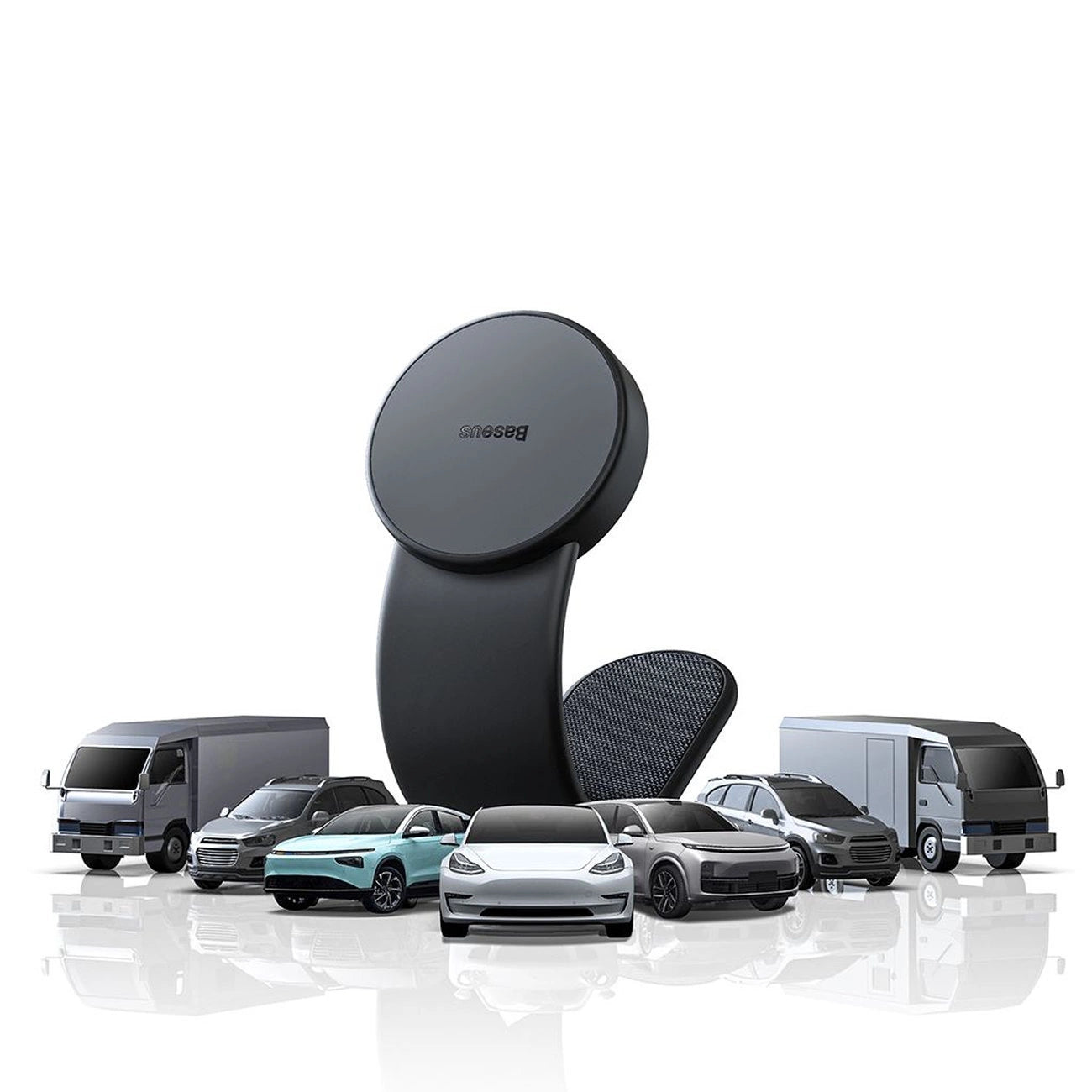 Baseus CO2 Magnetische Armaturenbretthalterung, kompatibel mit MagSafe – Schwarz