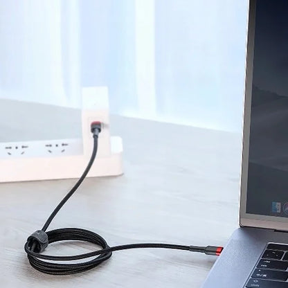 Baseus Cafule 100W PD2.0 USB-C - USB-C Kabel 2m - Grau-Schwarz
