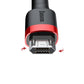 Baseus Cafule Cable strapazierfähiges Nylonkabel USB / Micro USB 2A 3M schwarz-rot (CAMKLF-H91)