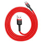 Baseus Cafule Kabel CAMKLF-B09 USB-A / Micro USB 2,4A 1 m - rot