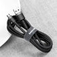 Baseus Cafule Kabel CAMKLF-BG1 USB-A / Micro USB 2,4A 1 m - schwarz-grau