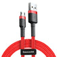 Baseus Cafule Kabel CAMKLF-C09 USB-A / Micro USB 1,5A 2 m - rot