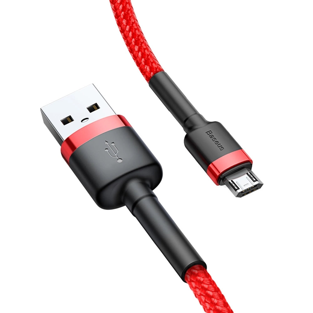 Baseus Cafule Kabel CAMKLF-C09 USB-A / Micro USB 1,5A 2 m - rot